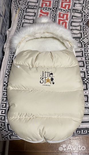 Детский конверт на выписку зимний