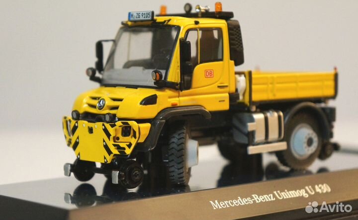 1/50 Mercedes Unimog U430 1:50 грузовик рельсовый