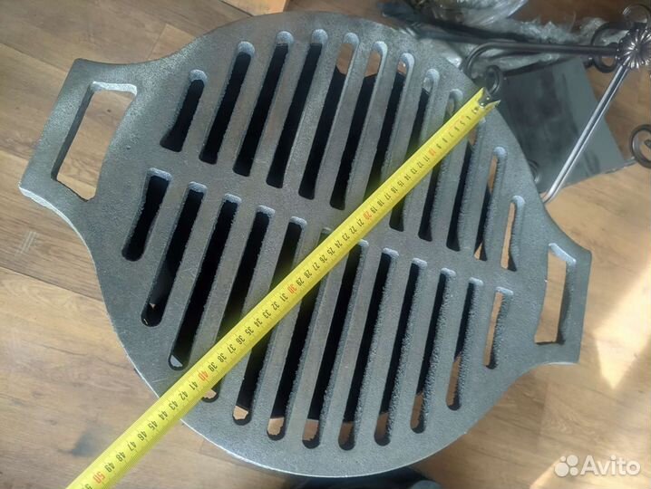 Чугунная решетка гриль 430 мм