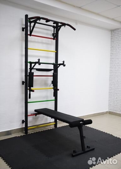 Шведская стенка 4в1 белая