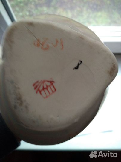 Винтажный фарфоровый штоф- графин 