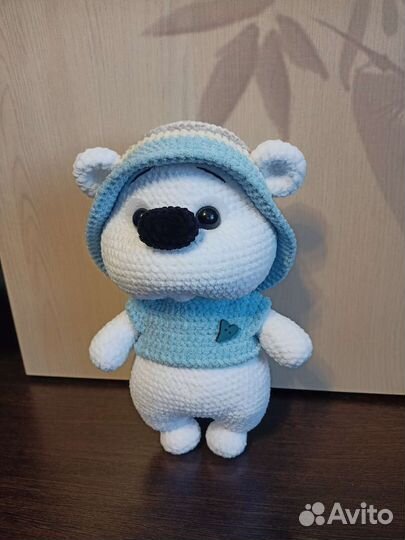 Вязаные Игрушки ручной работы Мишка, медведь