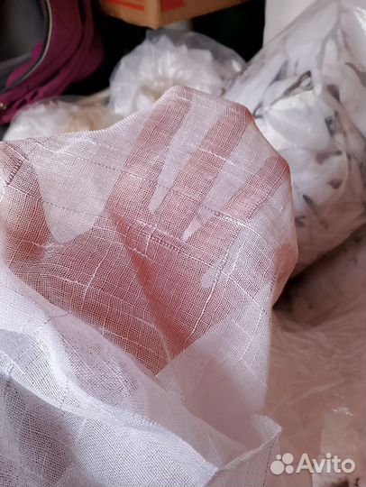 Отходы обрезки вуаль синтетика полиэстер