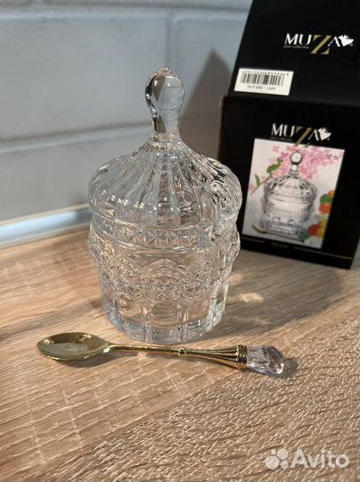 Конфетница сахарница баночка для меда новая