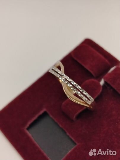Золотое кольцо 585/ 17,5 р-р
