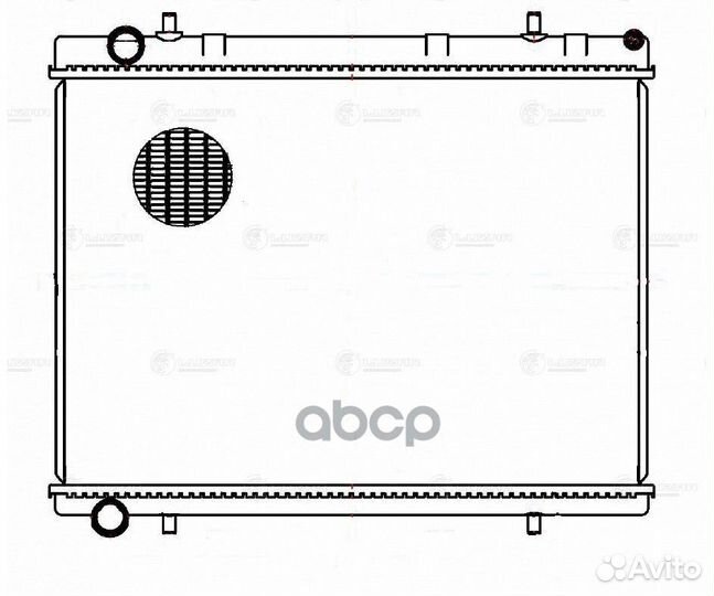 Радиатор peugeot 307 2.0 05- LRc 2005 luzar