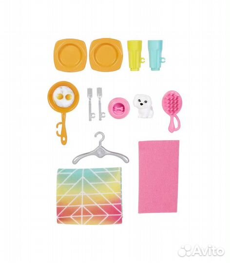 Кукольный домик Barbie, с мебелью и аксессуарами