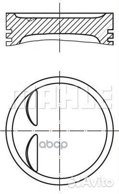 Поршень двс opel: frontera A 2.4 i 92-98 011950