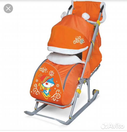 Коляска санки Ника 6 