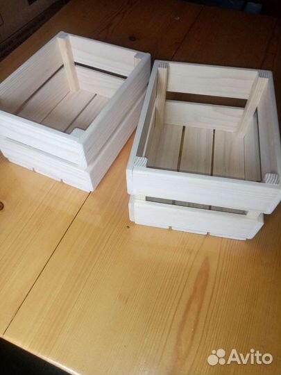 Ящик деревянный для хранения decor