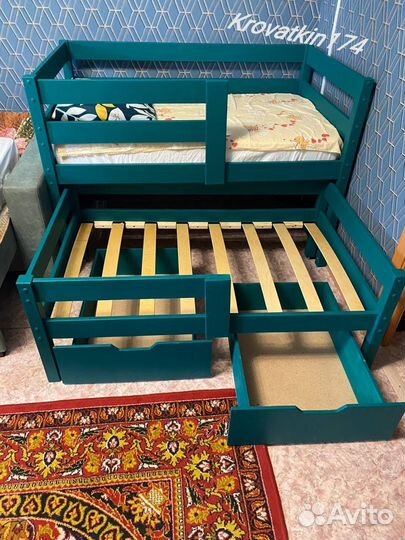 Кровать двухьярусная выдвижная новая