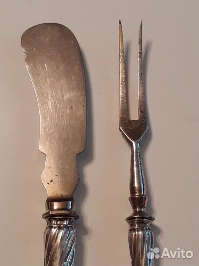 Набор столовый серебро 84 проба