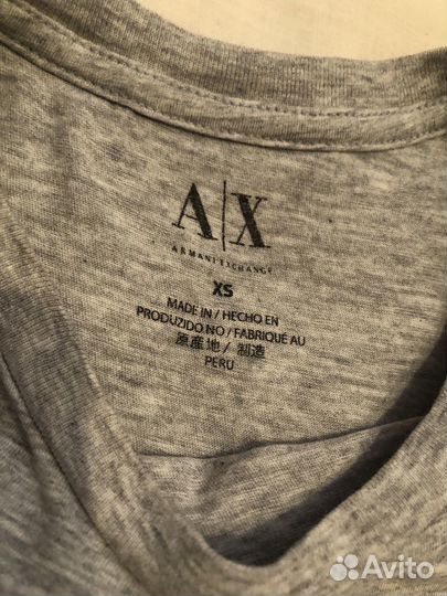 Armani exchange футболка женская xs