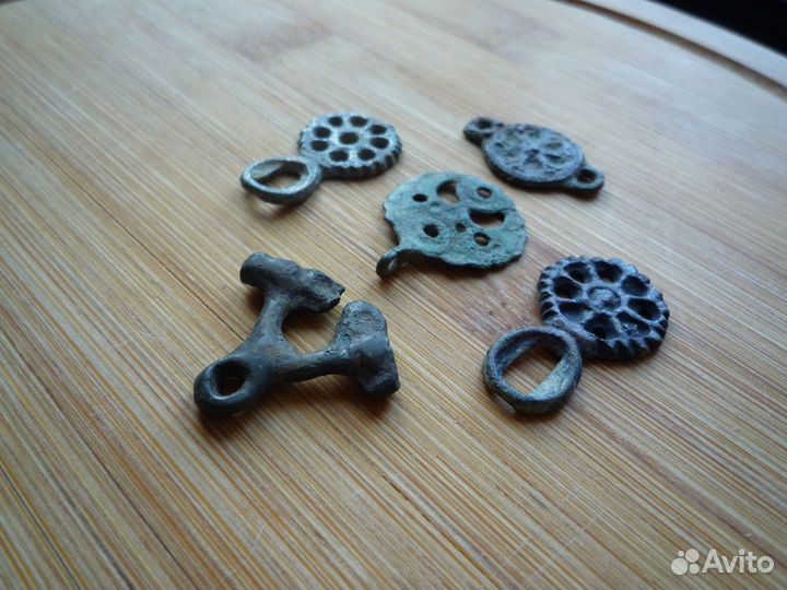 Кулон Подвеска Амулет Старинная Древняя лот 5шт