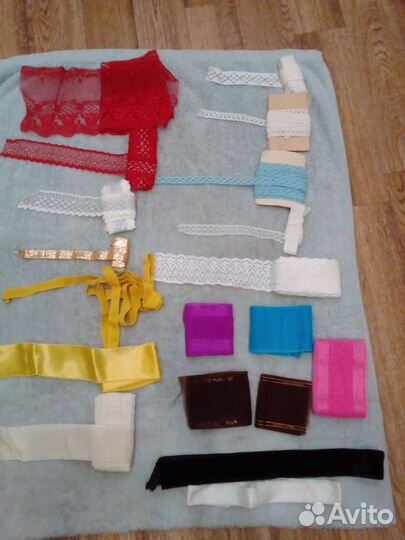 Кружево, ткань, нитки, тесьма СССР