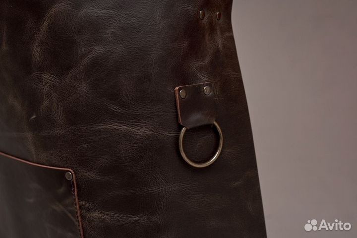 Гриль - фартук кожаный для барбекю (pullup)