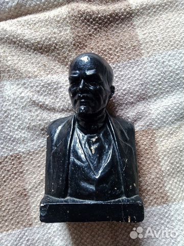 Бюст Ленина, редчайший, дарственный, гипсовый