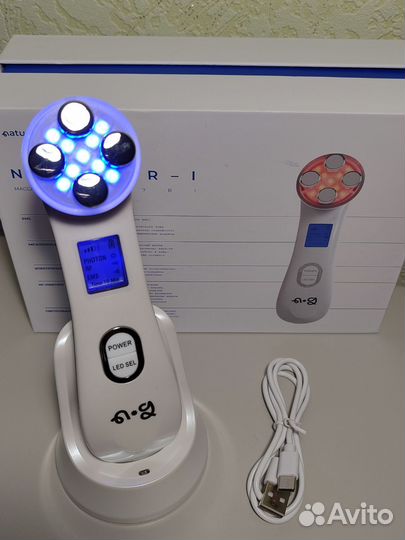 Микротоковый аппарат массажер для лица