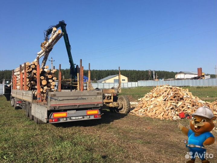 Дрова березовые в укладку