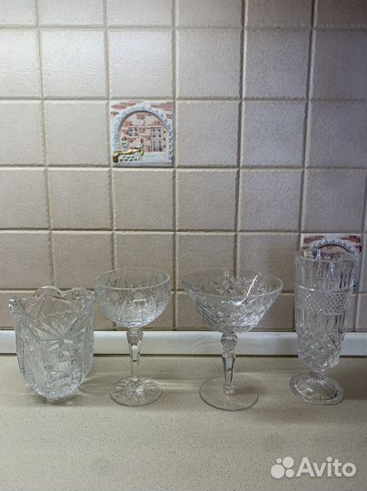 Вазы хрустальные