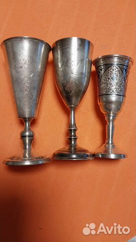 Серебряные стопки