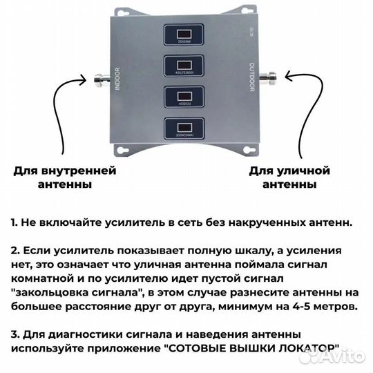 Усилитель сигнала сотовой связи 2G 3G 4G Telestone