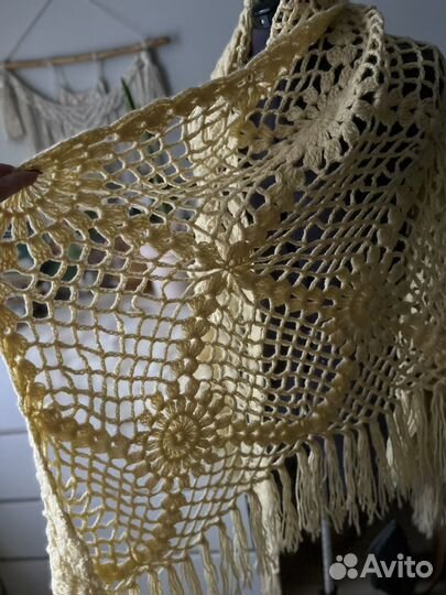 Шаль ручной работы