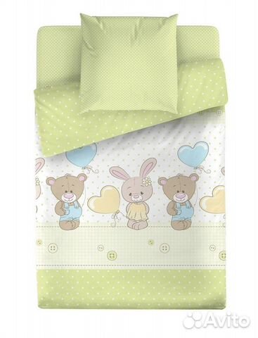 Новое постельное белье в детскую кроватку