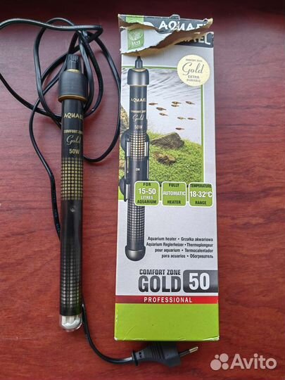 Нагреватель aquael 50W для аквариума 15 - 50 л