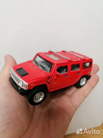 Машинки Hummer, мотоцикл BMW+Паровоз