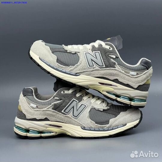 Кроссовки New Balance 2002R Светлые (Арт.21242)