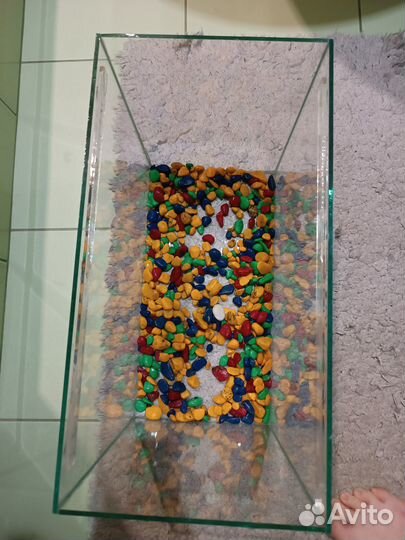 Аквариум прямоугольный с крышкой