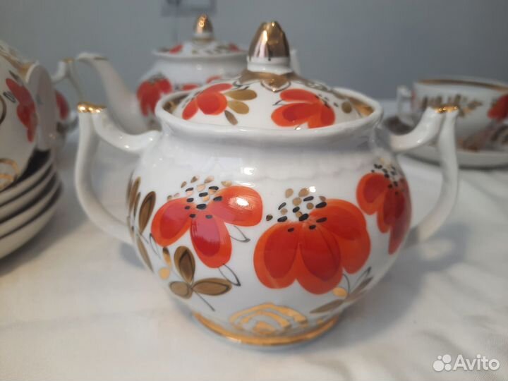 Чайный сервиз вербилки СССР