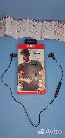 Беспроводные наушники Вакуумные + микрофон Ipipoo