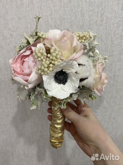 Букет невесты из холодного фарфора