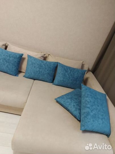 Угловой диван кровать велюр