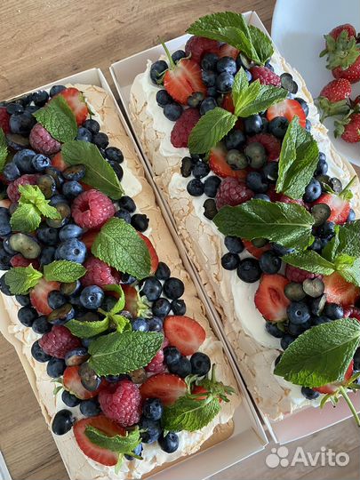 Меренговый рулет