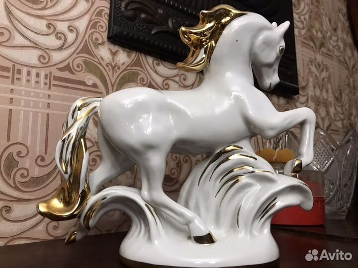 Статуэтка Конь СССР Лошадь лфз