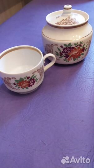 Чашка и сахарница СССР
