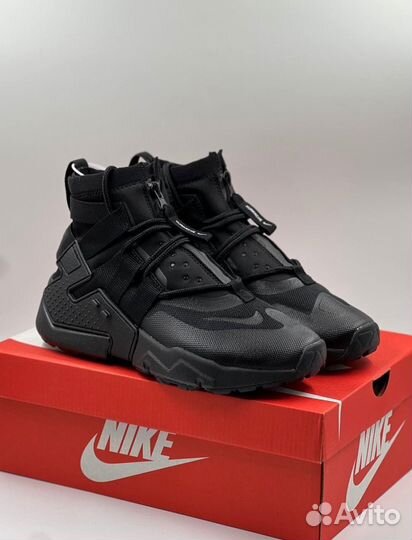 Комфортные Nike Air Huarache Gripp Black обувь