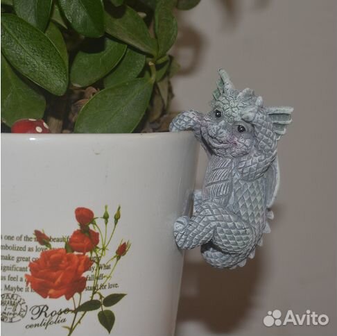 Фигурки подвесные Дракон символ Нового 2024 г 4 шт