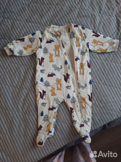 Утепленный комбинезон для малыша 68-74