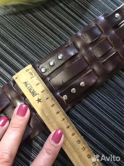 Браслет из натуральной кожи