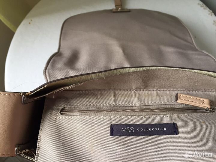 Сумка бежевая “Marks&Spencer”