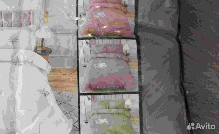 Постельное белье евро с готовым одеялом