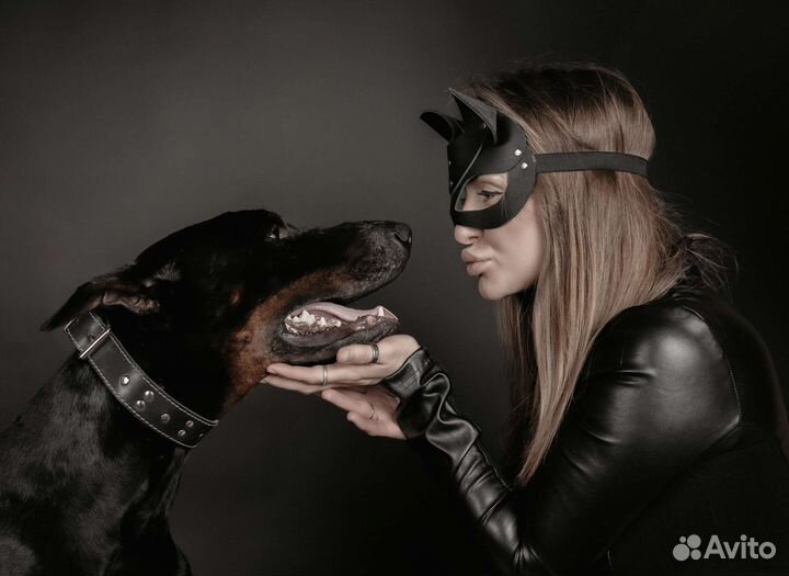 Фотосессия с доберманом