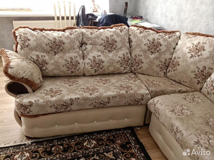 Большой угловой диван модульный бу