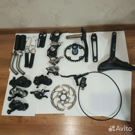 Мотор колесо 26 1000w Запчасти Shimano, Sram