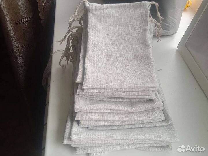 Льняные мешочки