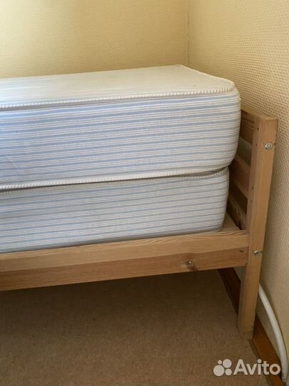 Кровать икеа 90*200 деревянная